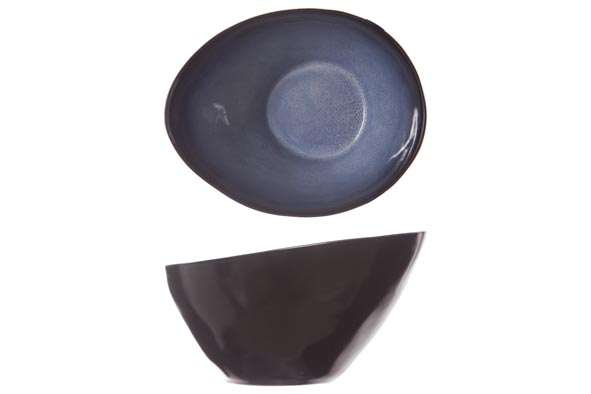 Image de BOL OVALE 15X12XH8.5CM SAPPHIRE