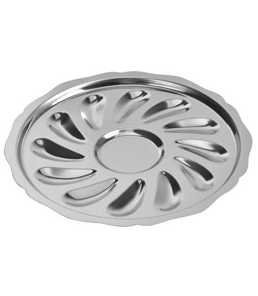 Image de ASSIETTES A MOULES INOX 12 PLACES
