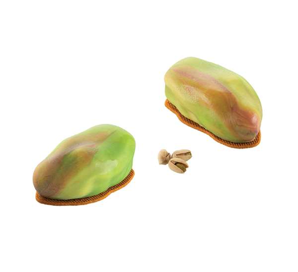 Image de MOULE SILICONE 30X17.5CM TROMPE L'OEIL 6 PISTACHES 10X5.6CM