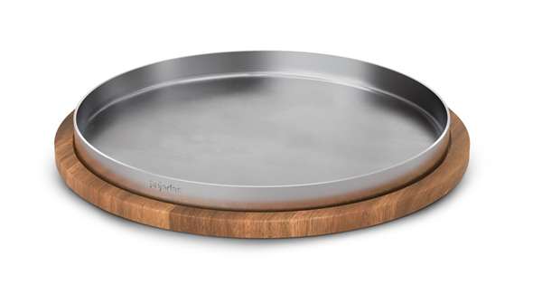 Image de PLATEAU Ø30CM AVEC BASE BOIS