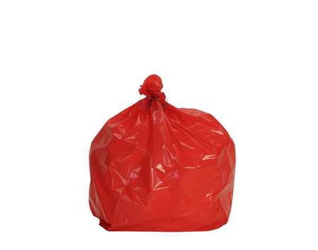 SAC POUBELLE 110L ROUGE BD - Ct de 200