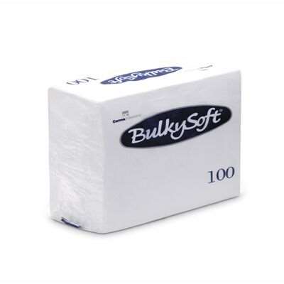 Image de SERVIETTE OUATE BLANCHE 2 PLIS 30X40 BULKYSOFT