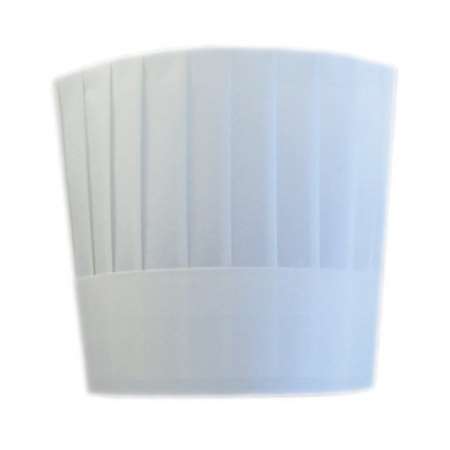 TOQUES AJUSTABLES CLASSIQUES 23CM BLANC AIRLAID