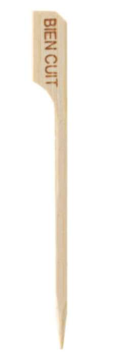 Image de STEAK MARQUEUR BAMBOU (bien cuit)