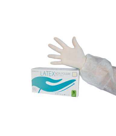 GANT LATEX MEDICAL NON POUDRE AQL 1,5 TM - Boite de 100