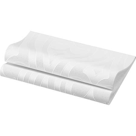 Image de SERVIETTE ELEGANCE LILY BLANC 48 X 48CM